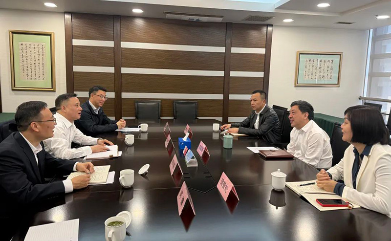 汪万勋带队拜访上海市水务局党组书记、局长史家明